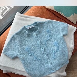 Zara Women's Blue Sweater